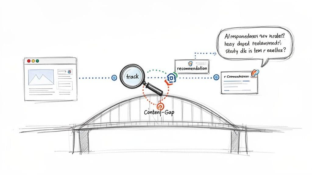 Competitor keyword tracking content gap