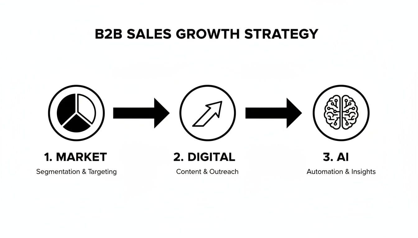 How to increase b2b sales sales strategy