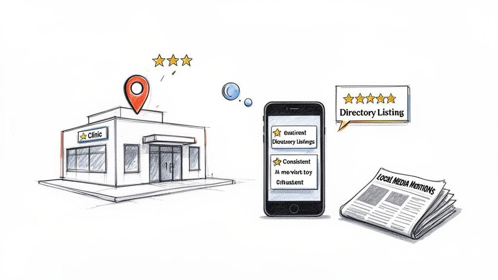 Ai visibility for clinics local seo