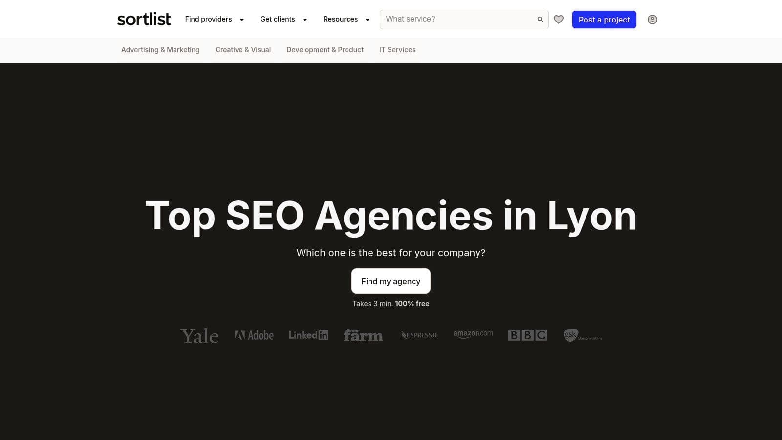Best ai search optimization agency in lyon seo page