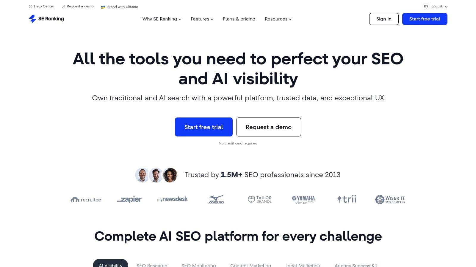 Best answerengine tracker alternatives seo platform