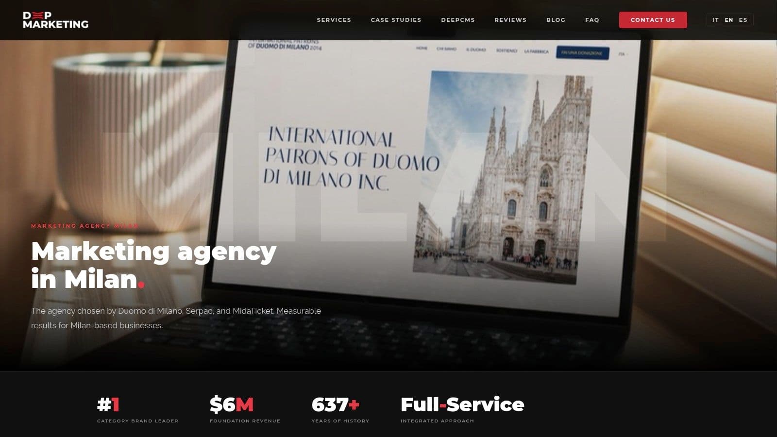 Best ai search optimization agency in milan marketing website
