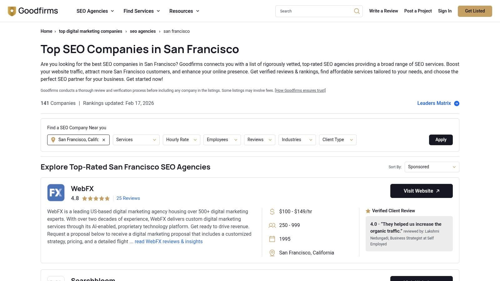 Best ai search optimization agency in san francisco seo companies
