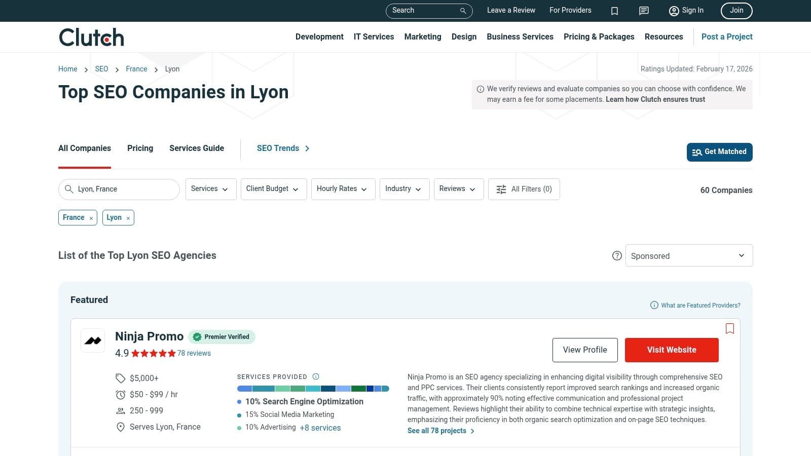 Best ai search optimization agency in lyon seo agencies