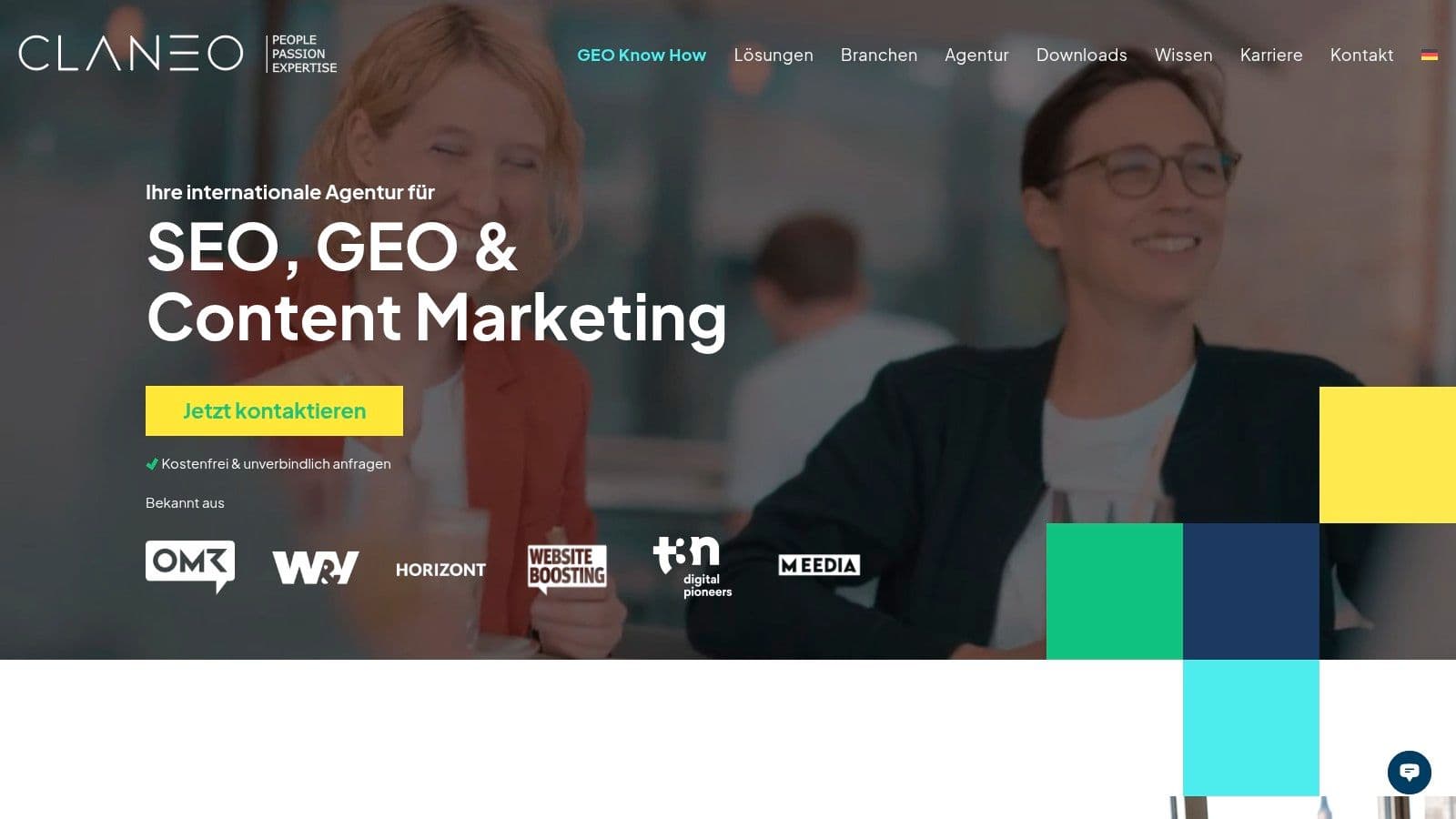 Best ai search optimization agency in germany agency homepage
