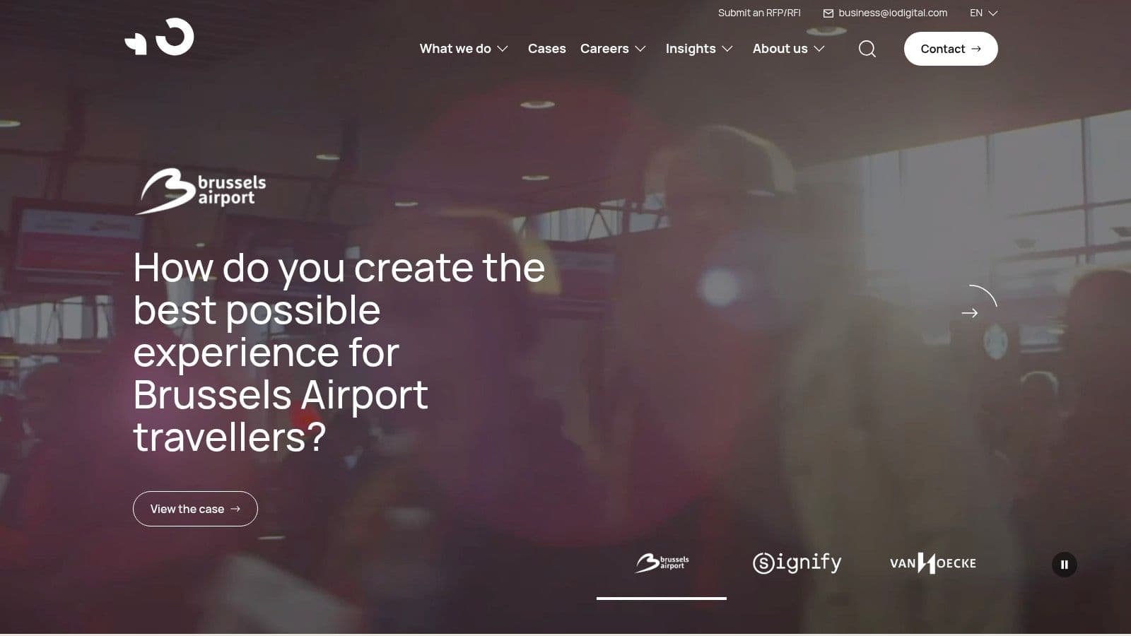Ai search optimization agency amsterdam website homepage