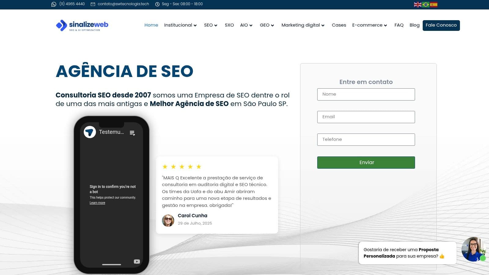 Ai search optimization agency sao paulo seo agency