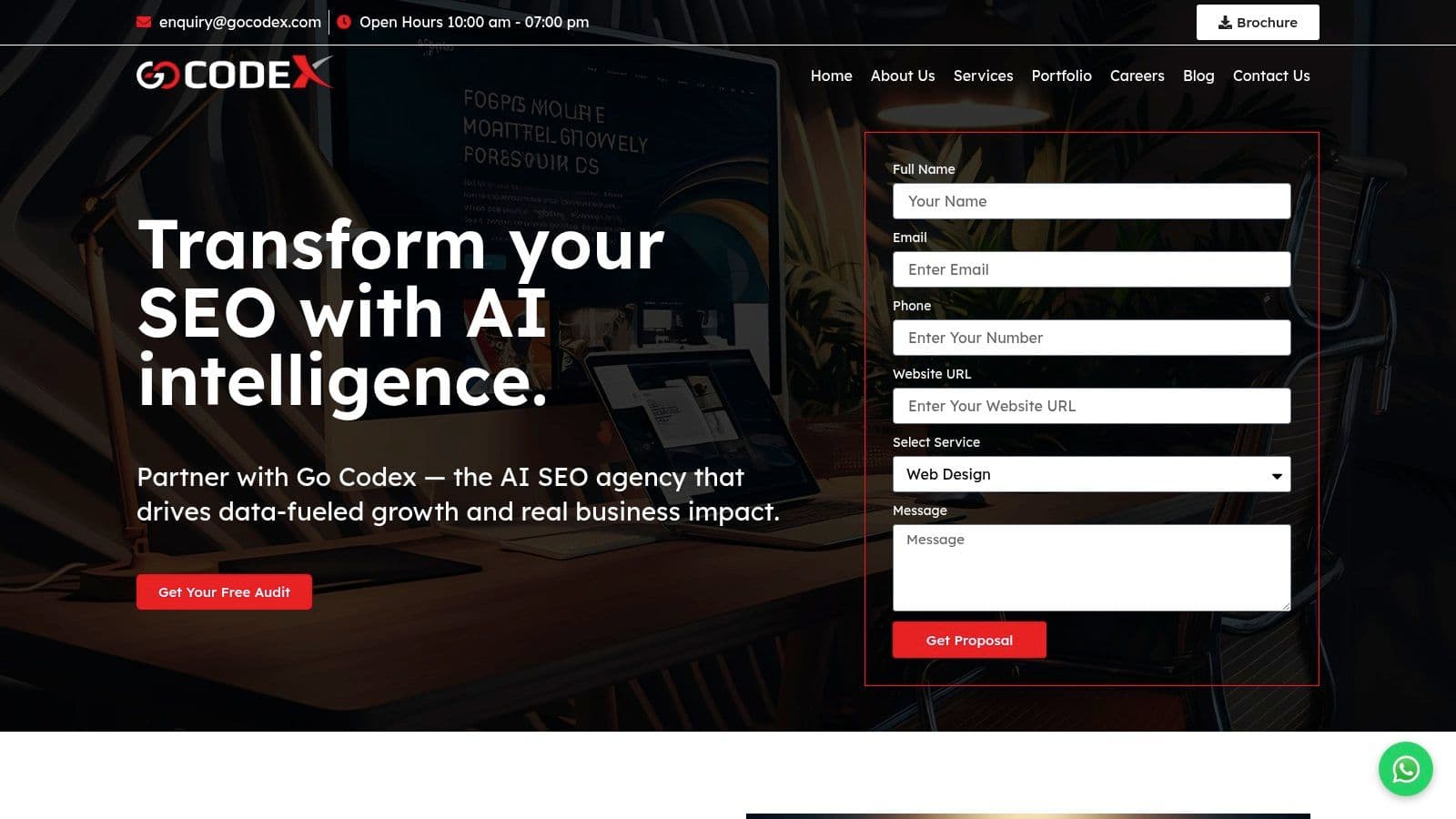 Best ai search optimization agency in mumbai website homepage
