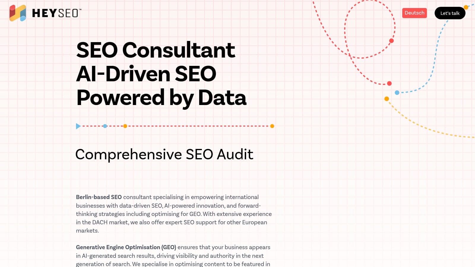 Best ai search optimization agency in berlin website homepage