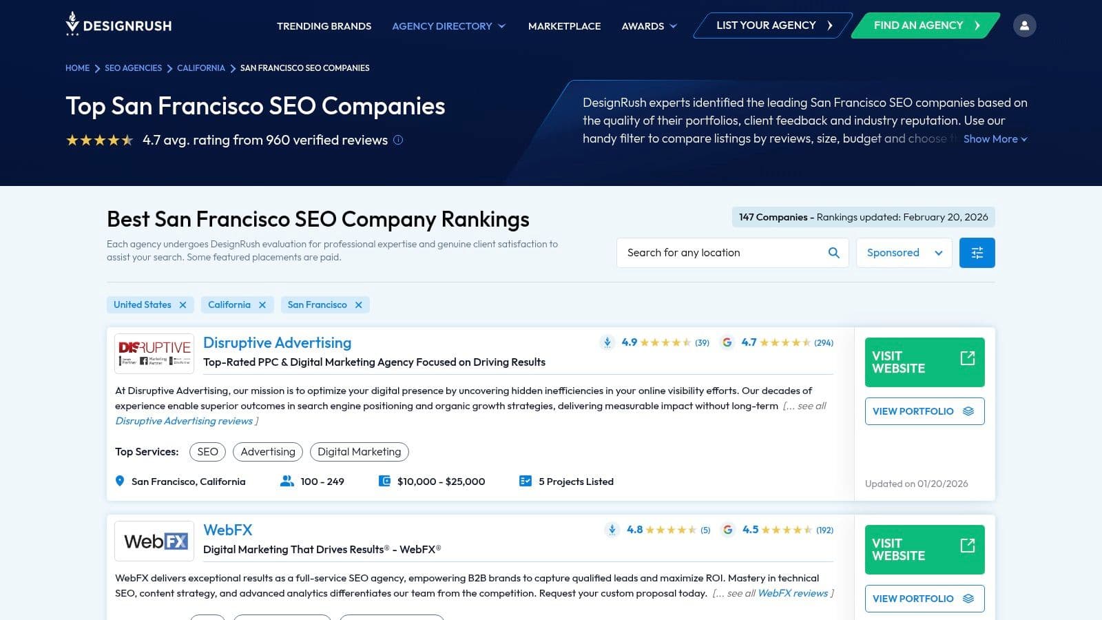 Best ai search optimization agency in san francisco seo companies