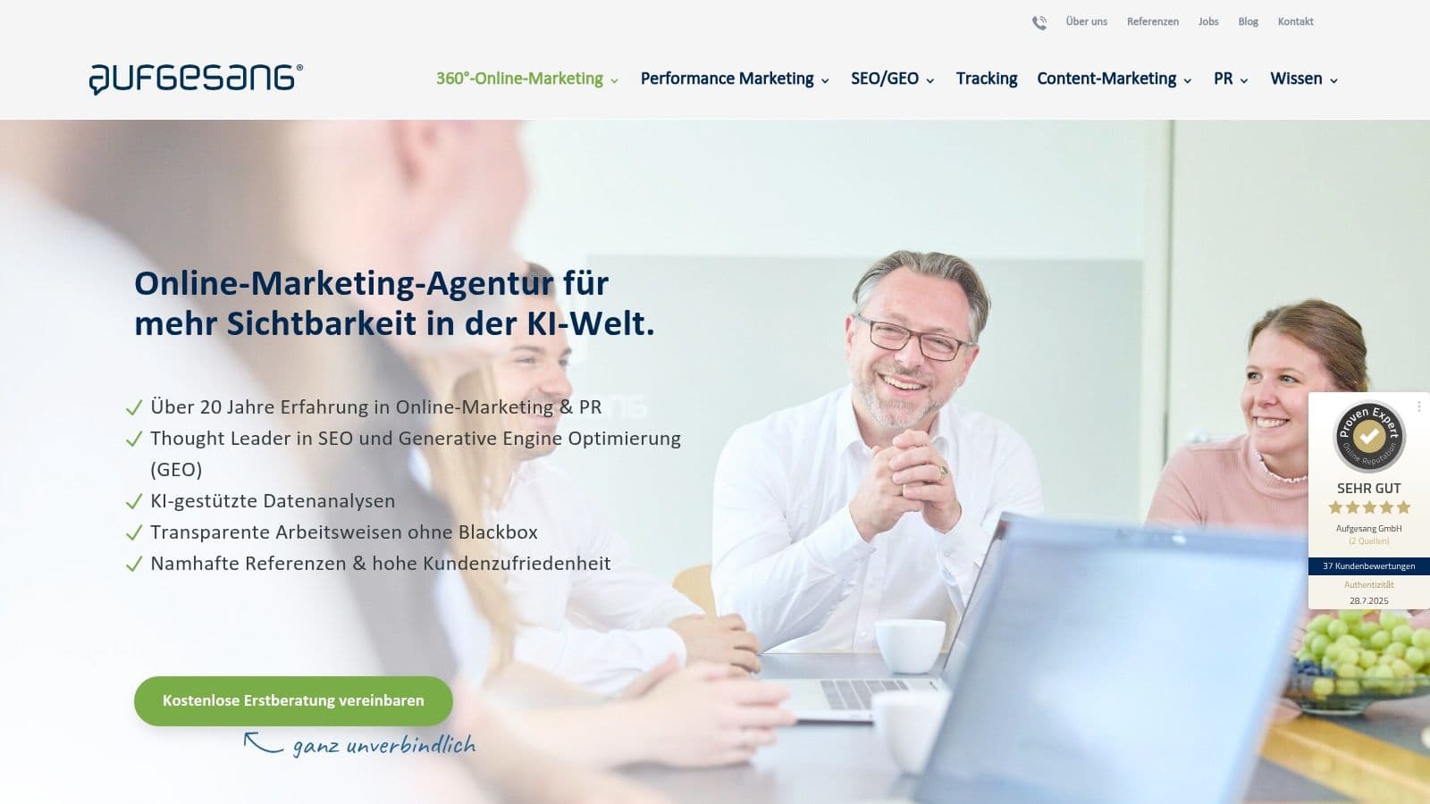 Best ai search optimization agency in germany marketing agency
