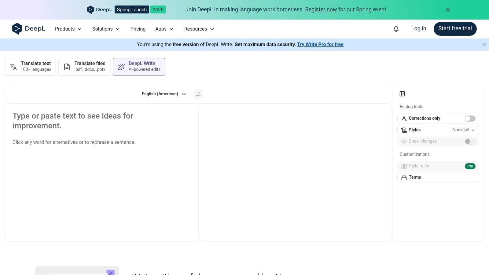Best free ai writing tools ai editor