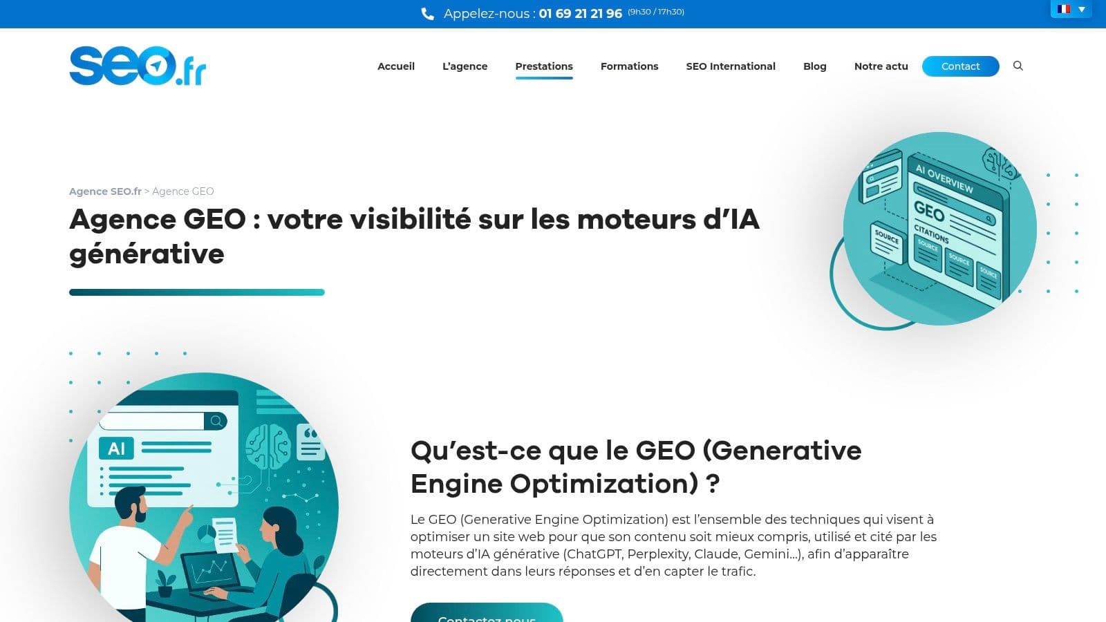 Best ai search optimization agency in france ai optimization