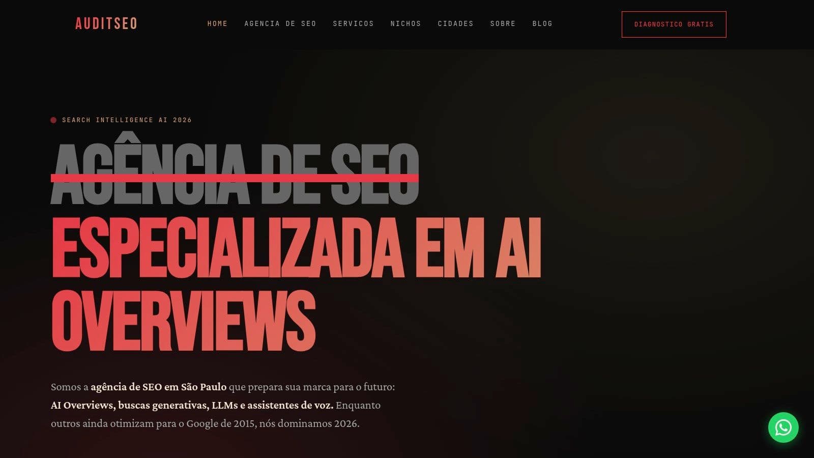 Ai search optimization agency brazil ai seo banner